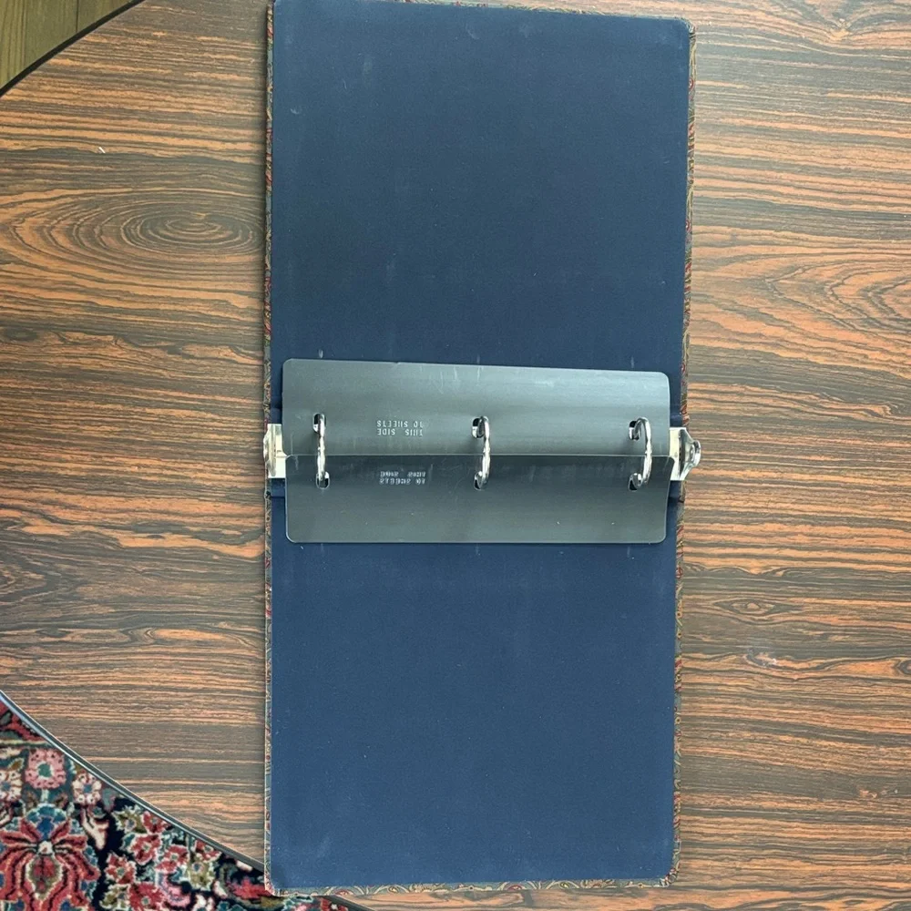 RARE Ralph Lauren Paisley 3 ring Binder